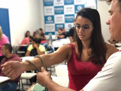 Foto 4 de 4 - Palestra sobre a técnica do Rapel