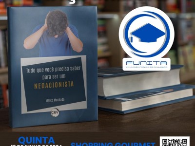 Foto 1 de 1 - Convite para Lançamento do Livro: Tudo que você precisa saber para ser um negacionista", uma obra do professor Marco Machado.