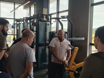 Foto 4 de 19 - Aula de Musculação II do Professor Rude tem visita técnica na academia Smart Fitt