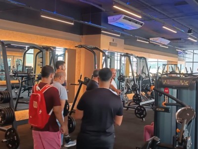 Foto 6 de 19 - Aula de Musculação II do Professor Rude tem visita técnica na academia Smart Fitt