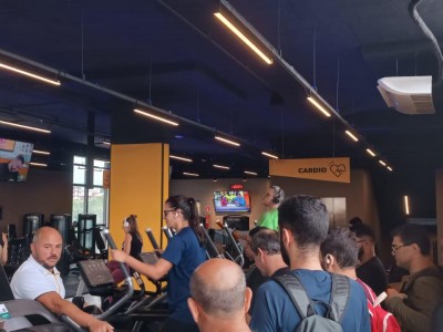 Foto 12 de 19 - Aula de Musculação II do Professor Rude tem visita técnica na academia Smart Fitt