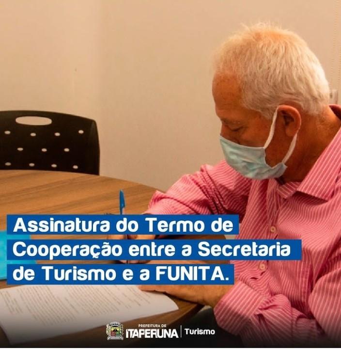 A Secretaria Municipal de Turismo e a Funita assinaram um Termo de Cooperação